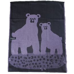 Towel with bears